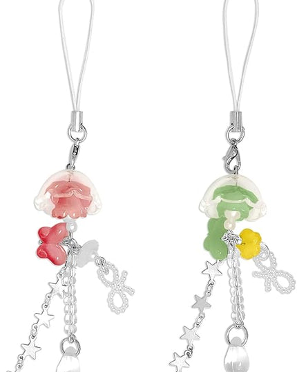 Cute Y2K Phone Charm Aesthetic Phone Charms Accessories Cute PhoneLanyard String for Bag Purse Backpack Airpods Pendants Decor