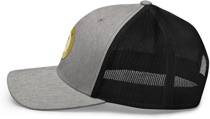 Dogecoin Crypto Embroidered Logo Trucker Cap