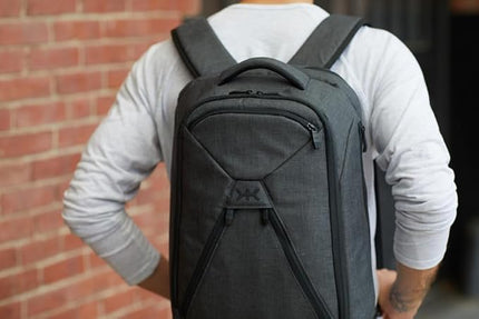 Knack Series 1 Laptop Backpack Fits up to 15 Inch - Knack Bags Carry-On Backpack, TSA Approved, Expandable Travel Backpacks (Savile Gray, Medium)