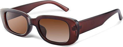 JASPIN Rectangle Sunglasses for Women Men Trendy Y2k Retro 90s Sun Glasses UV Protection Cool Square Frame