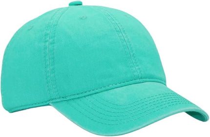 YEANIY Vintage Washed Cotton Plain Baseball Caps Adjustable Unstructured Soft Blank Casual Dad Ball Hats for Men Women