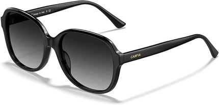 CARFIA Acetate Oversized Square Polarized Sunglasses for Women UV Protection Retro Trendy Big Shades