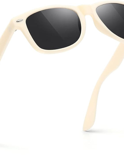 FEIDUSUN Sunglasses Men Polarized Sunglasses for Mens and Womens,Black Retro Sun Glasses Driving Fishing UV Protection