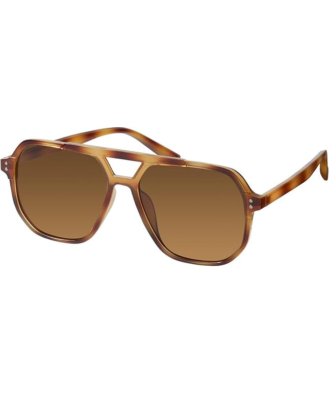 mosanana Oversized Aviator Sunglasses for Women and Men with Polarized Lens MS52243