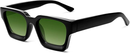VANLINKER Thick Square Sunglasses for Men Women Retro Chunky Rectangle Shades UV400 Protection VL9731
