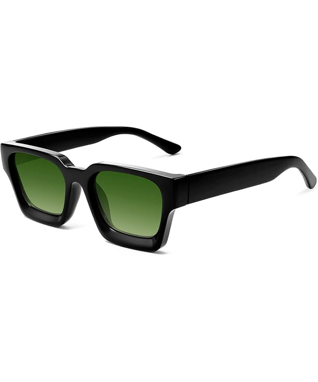 VANLINKER Thick Square Sunglasses for Men Women Retro Chunky Rectangle Shades UV400 Protection VL9731