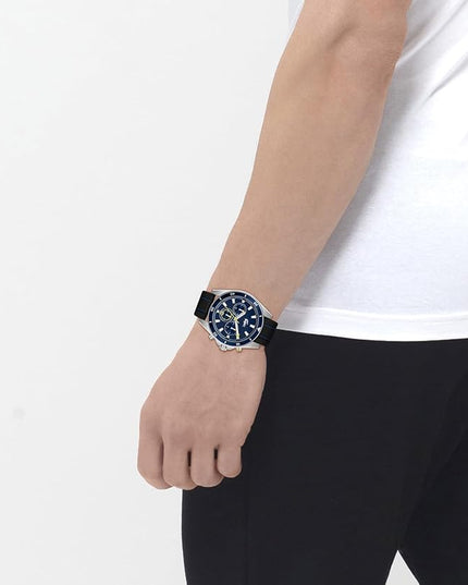 Lacoste Mainsail Men's Chronograph Watch - Stainless Steel - Water Resistant up to 5ATM/50 Meters - Contemporary, Sporty - Premium Fashion Timepiece - Gift for Him - 43mm