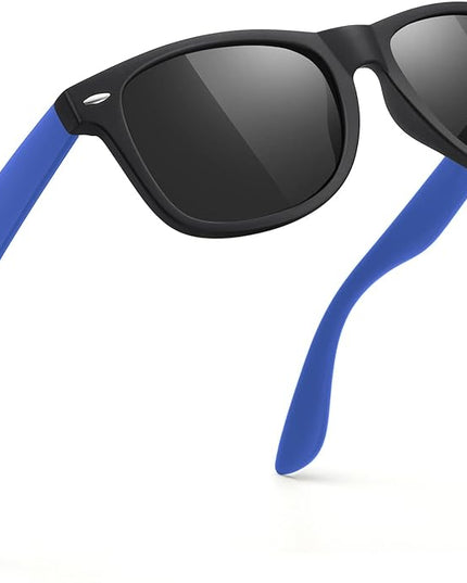 FEIDUSUN Sunglasses Men Polarized Sunglasses for Mens and Womens,Black Retro Sun Glasses Driving Fishing UV Protection