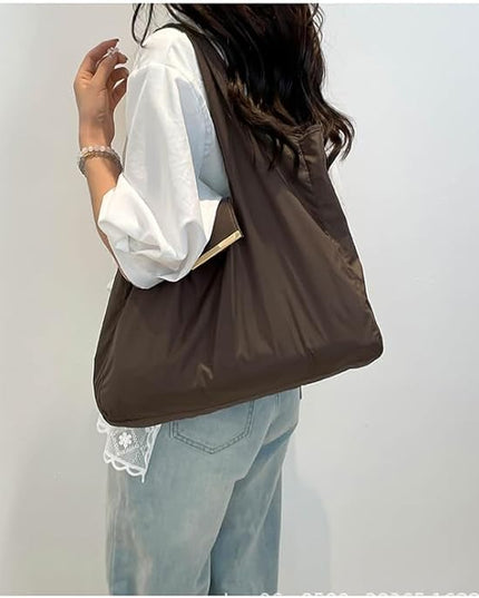 Foldable Tote Bag Keychain - Large Capacity Portable Shopping Bag Keyring - Reusable Groceries Bag for Daily Use