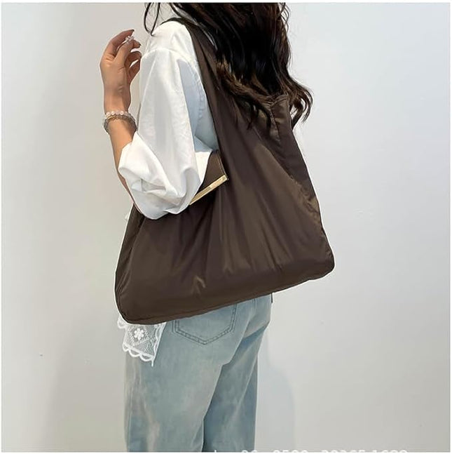 Foldable Tote Bag Keychain - Large Capacity Portable Shopping Bag Keyring - Reusable Groceries Bag for Daily Use