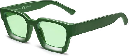 VANLINKER Thick Square Sunglasses for Men Women Retro Chunky Rectangle Shades UV400 Protection VL9731