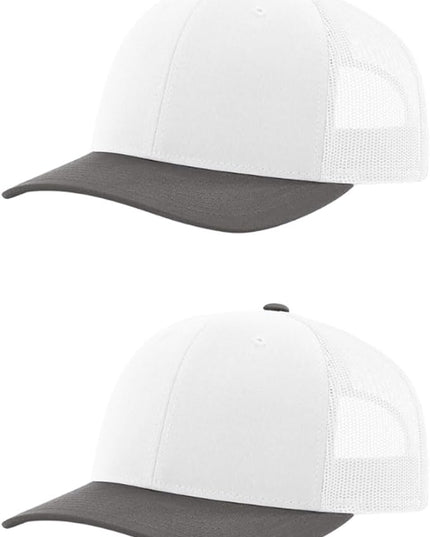 Richardson 112 Classic Six-Panel Adjustable Snapback Trucker Cap | Bulk Packs Available
