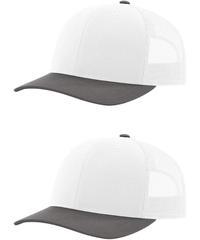 Richardson 112 Classic Six-Panel Adjustable Snapback Trucker Cap | Bulk Packs Available