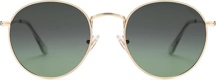 SOJOS Small Round Polarized Sunglasses for Women Men Classic Vintage Retro Shades UV400 SJ1014
