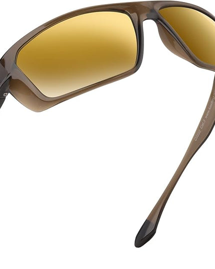 KastKing Huzzah Polarized Sport Sunglasses for Men and Women, Ideal for Driving Fishing Cycling and Running,UV Protection