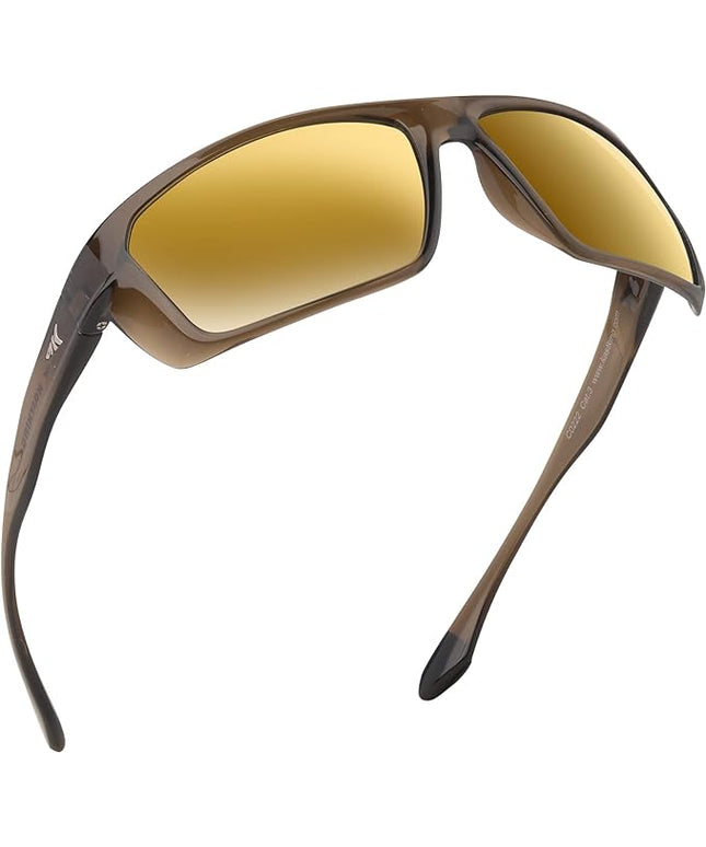 KastKing Huzzah Polarized Sport Sunglasses for Men and Women, Ideal for Driving Fishing Cycling and Running,UV Protection