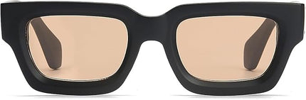 Trendy Square Sunglasses for Men Women Fashion Thick Rectangle Sun Glasses UV Protection Shades Designer Style
