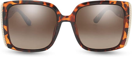 The Fresh Women's Oversized Square Jackie O Cat Eye Hybrid Butterfly Fashion Sunglasses - Exquisite Packaging