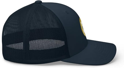 Dogecoin Crypto Embroidered Logo Trucker Cap