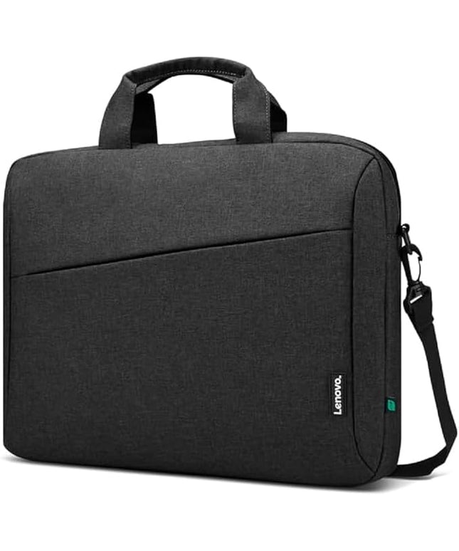 Lenovo Laptop Carrying Case T210, 15.6-Inch Laptop and Tablet, Sleek Design, Durable and Water-Repellent Fabric, Business or School, GX41L83769 Casual Toploader - Eco Black