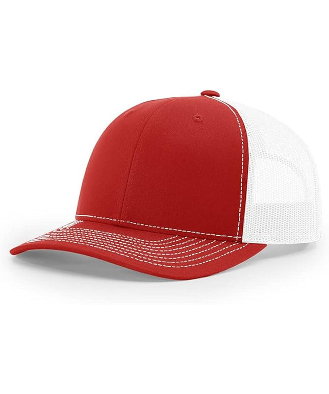 Richardson 112 Classic Six-Panel Adjustable Snapback Trucker Cap | Bulk Packs Available
