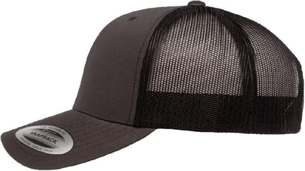 Yupoong Classic Premium Mesh 6 Panel Retro Trucker Cap | Mid Profile Snapback | OSFA | Bulk Pack Available
