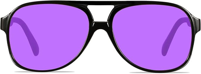 YDAOWKN Retro Aviator Sunglasses for Women Mens Large Frame Classic Vintage 70s Sun Glasses Aviators