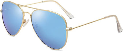 SOJOS Classic Aviator Polarized Sunglasses for Men Women Vintage Retro Style