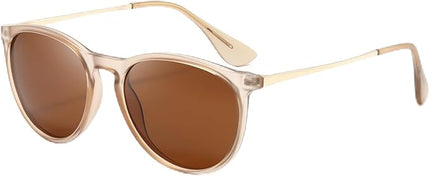 CHBP Polarized Sunglasses for Women Men - Trendy 2025 Vintage Classic Retro Round Mirrored Lens Designer Style
