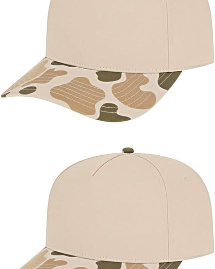 The Hat Pros Cap America i2026 Mid Profile 5-Panel Daybreak Camo Cap w/Quick-Dry Sweatband & Adjustable Snapback