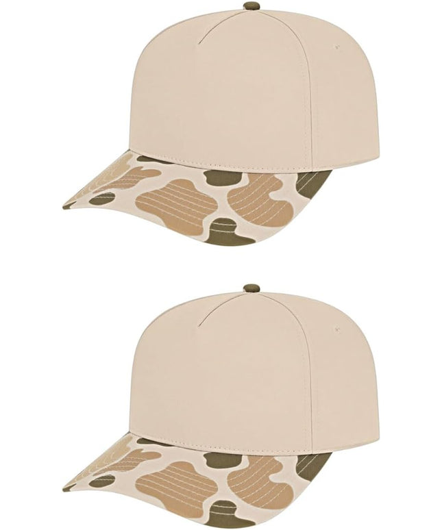 The Hat Pros Cap America i2026 Mid Profile 5-Panel Daybreak Camo Cap w/Quick-Dry Sweatband & Adjustable Snapback