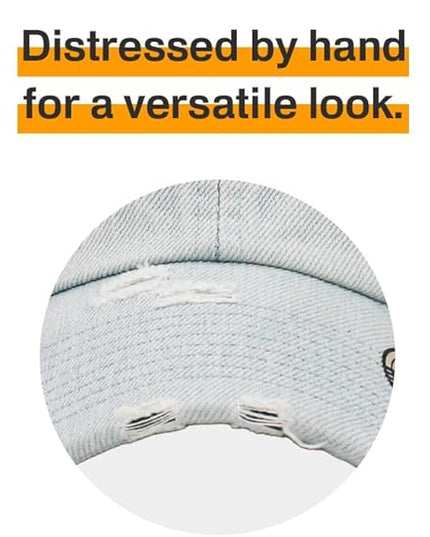KBETHOS Vintage Washed Distressed Cotton Dad Hat Baseball Cap Adjustable Polo Trucker Unisex Style Headwear