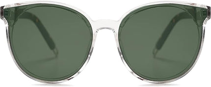 SOJOS Fashion Round Sunglasses for Women Men Oversized Vintage Shades SJ2057
