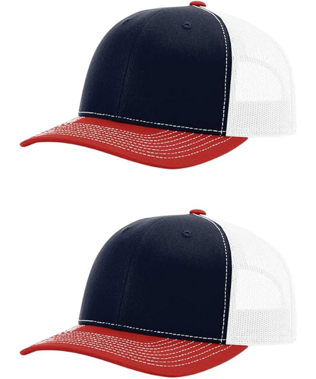 Richardson 112 Classic Six-Panel Adjustable Snapback Trucker Cap | Bulk Packs Available