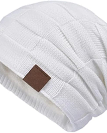 Beanie for Men and Women, Cuffed Knitted Fleece Lined Soft Warm Running Cycling Ski Hats Stocking Beanies Skull Cap