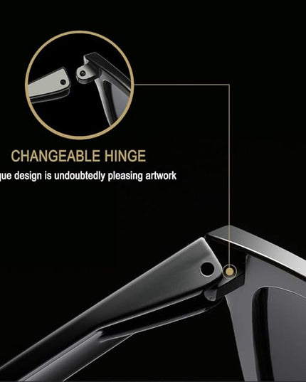 Joopin Square Sunglasses Polarized UV Protection Trendy Designer Sun Glasses Men Women