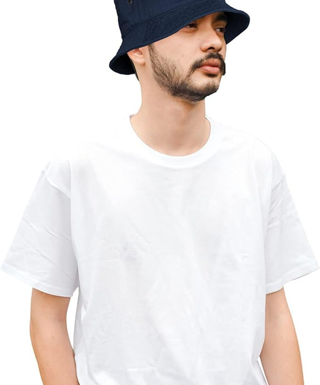 Falari Men Women Unisex Cotton Bucket Hat 100% Cotton Packable for Travel Fishing Hunting Summer Camp