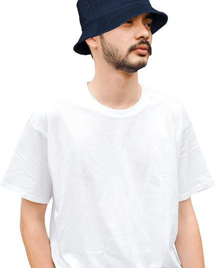 Falari Men Women Unisex Cotton Bucket Hat 100% Cotton Packable for Travel Fishing Hunting Summer Camp