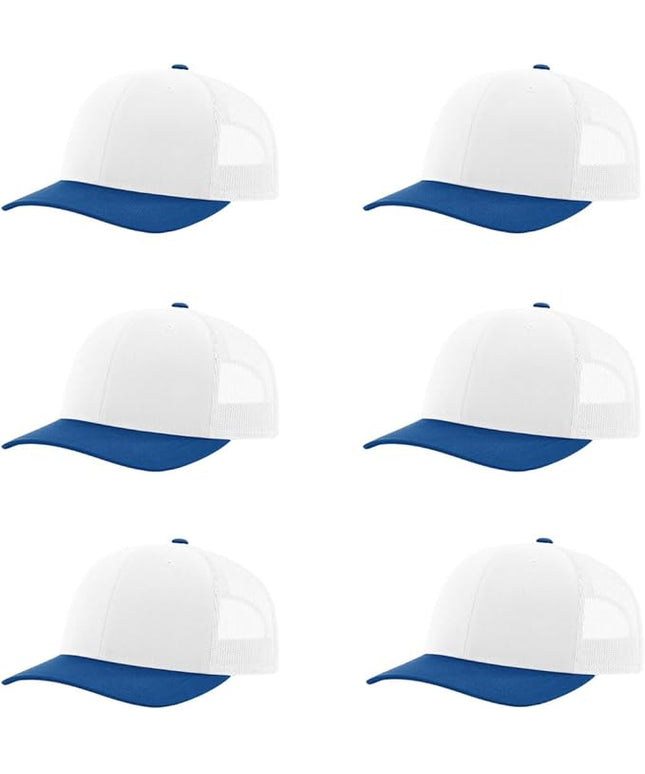 Richardson 112 Classic Six-Panel Adjustable Snapback Trucker Cap | Bulk Packs Available