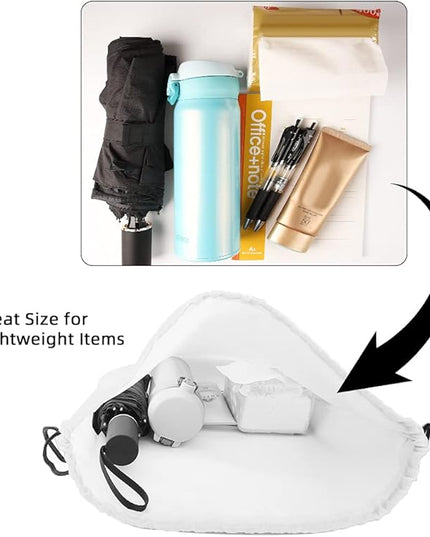 GoodtoU Drawstring Bags Bulk, 40 Pcs Draw String Bags Cinch Bag Drawstring Gym Bag Sackpack Backpack for Women Men, White