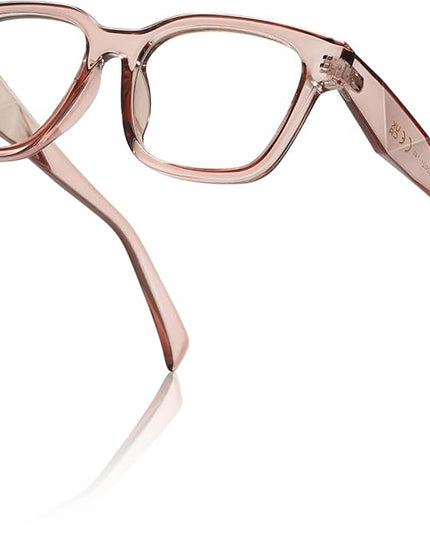 kimorn Blue Light Blocking Glasses,Anti Eyestrain & UV Protection,Square Frame Glasses for Women and Men