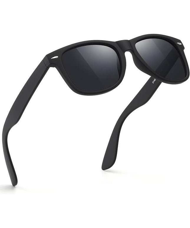 FEIDUSUN Sunglasses Men Polarized Sunglasses for Mens and Womens,Black Retro Sun Glasses Driving Fishing UV Protection