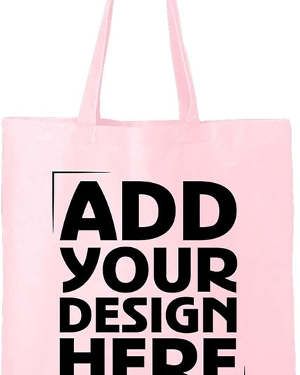 shop4ever Personalized Custom Design Your Own Eco Cotton Tote Reusable Shopping Bag Customizable Gift