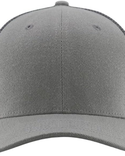 Mesh Snapback Hat (M/L/XL/XXL) - Blank Structured Men's Trucker Hats-Baseball Caps - Adjustable Ball Cap