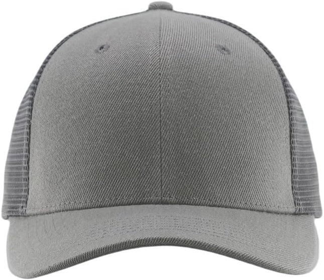 Mesh Snapback Hat (M/L/XL/XXL) - Blank Structured Men's Trucker Hats-Baseball Caps - Adjustable Ball Cap