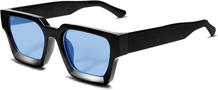VANLINKER Thick Square Sunglasses for Men Women Retro Chunky Rectangle Shades UV400 Protection VL9731