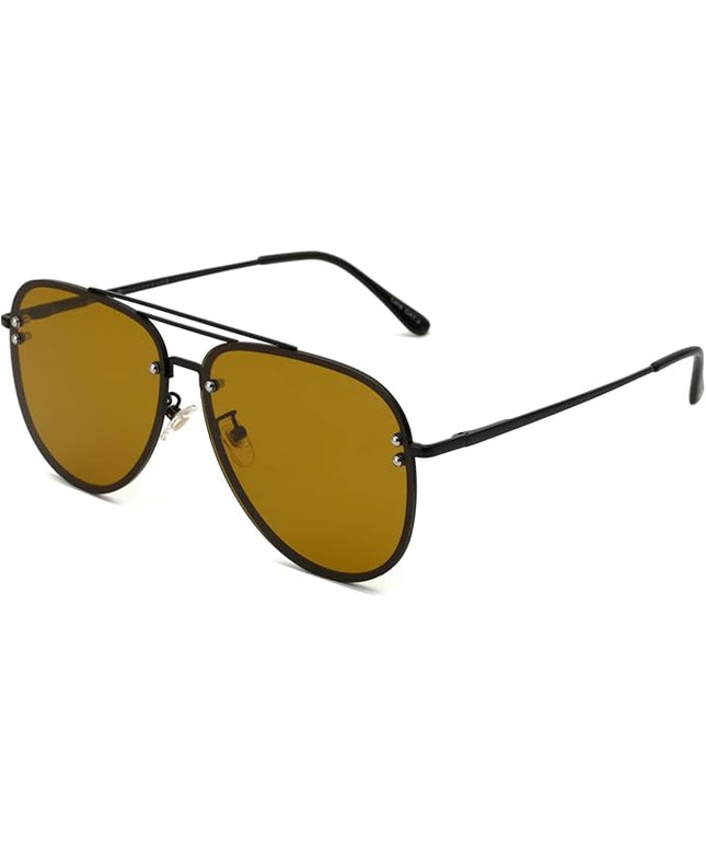 Trendy Oversized Aviator Sunglasses Womens, Retro Cute Big Shades Women's Fashion Sun Glasses UV Protection VF2203