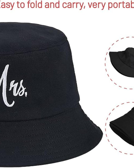 Cotton Bucket Hat for Women Men Summer Travel Sun Beach Bucket Cap, Unisex Outdoor Fisherman Hat