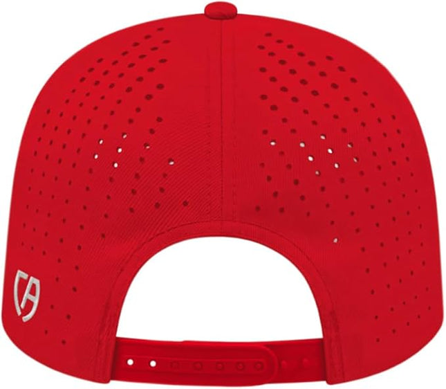 Cap America i8533 Flexfit 110 Perforated Performance Snapback Mid Profile 6-Panel Cap w/UV Guard & Adjustable Snapback