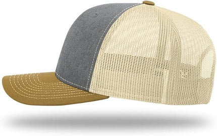 Richardson 112 Classic Six-Panel Adjustable Snapback Trucker Cap | Bulk Packs Available